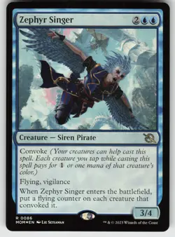 Zephyr Singer Foil R March of the Machine 86 MTG - Image 1