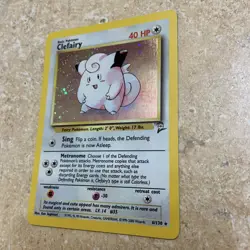 Pokemon TCG Base Set 2 Clefairy 6/130 Vintage Holo Rare NM - Image 3