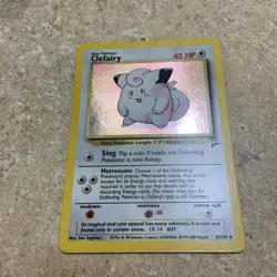 Pokemon TCG Base Set 2 Clefairy 6/130 Vintage Holo Rare NM - Image 5