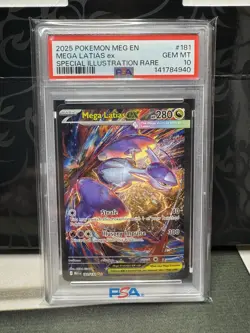 2025 Pokemon Mega Evolution Latias Ex Special Illustration Rare PSA 10 - Image 1