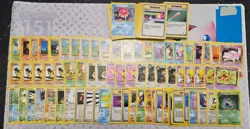 vintage Pokemon card lot MP/DMG c,un Holo, rare, Shadowless, 1st ed 200+ - Image 1