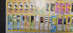vintage Pokemon card lot MP/DMG c,un Holo, rare, Shadowless, 1st ed 200+ - Image 2