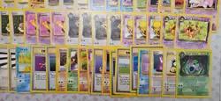 vintage Pokemon card lot MP/DMG c,un Holo, rare, Shadowless, 1st ed 200+ - Image 3