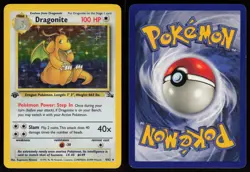 Dragonite 4/62 Rare Fossil Holo 1st Edition Pokemon - Image 3