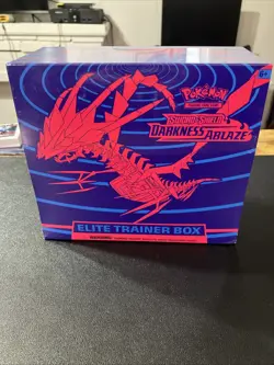 New! | Pokemon TCG Sword & Shield Darkness Ablaze Elite Trainer Box-Factory Seal 820650106927 - Image 1