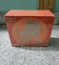 Pokemon TCG Sun & Moon Base Set ETB Solgaleo Elite Trainer Box Sealed - Image 1