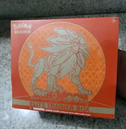 Pokemon TCG Sun & Moon Base Set ETB Solgaleo Elite Trainer Box Sealed - Image 2