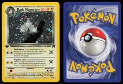 Dark Magneton 11/82 Rare Team Rocket Holo 1st Edition Pokemon - Image 3