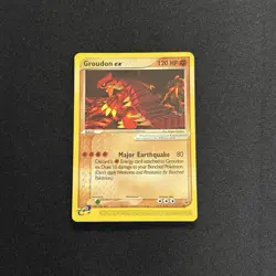 2003 Pokemon Nintendo Black Star Promos Groudon ex #002 - Image 1