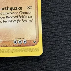 2003 Pokemon Nintendo Black Star Promos Groudon ex #002 - Image 2