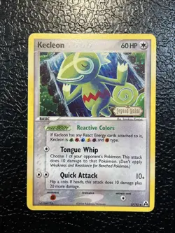 Pokemon Kecleon 37/92 Legend Maker Reverse Holo Stamped - Image 1