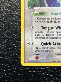 Pokemon Kecleon 37/92 Legend Maker Reverse Holo Stamped - Image 5