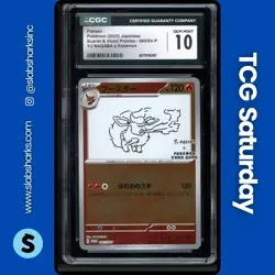 2023 POKEMON SV PROMOS (JPN) #065/SV-P FLAREON YU NAGABA X CAMPAIGN CGC 10 - Image 1