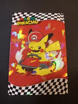 Mario Pikachu - Cracked Ice Holo - Electric Pikachu Database - Pokemon Peru - Image 1