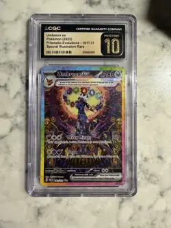 CGC PRISTINE 10 Umbreon Ex SIR 161/131 Prismatic Evolutions Pokemon TCG - Image 1