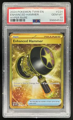 2024 Pokemon Twilight Masquerade Enhanced Hammer #224/167 PSA 10 - Image 1