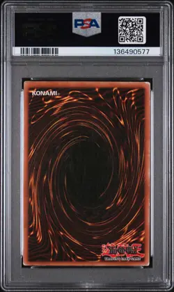 2003 YU-GI-OH! MFC-MAGICIAN'S FORCE 1ST EDITION #000 DARK MAGICIAN GIRL PSA 4 - Image 2