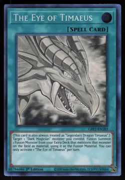 The Eye of Timaeus (Ghost Rare) GFP2-EN183 1st Edition Yu-Gi-Oh - Image 1