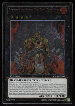 Brotherhood of the Fire Fist Tiger King CBLZ-EN048 Ultimate Rare 1st Ed Yugioh - Image 1