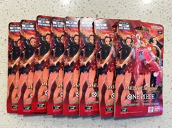 8x One Piece Card Game EB-03 One Piece Heroines Edition Sleeved Booster Pack - Image 1