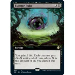 ESSENCE PULSE (EXTENDED ART) X4 Commander 2021 Magic MTG MINT CARD - Image 1