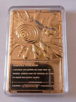 Pokemon Poliwhirl 23k Gold Plated Trading Card With COA 1999 Burger King Promo - Image 5