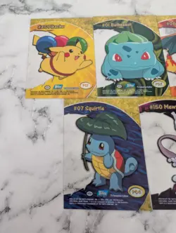 Pokemon TV Animation Edition 2 Topps PC1-5 2000 Complete Chase Card Set - Image 2