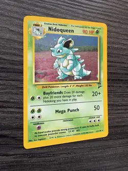 Pokemon Nidoqueen Holo Rare TCG Card 12/130 Base Set 2 - Image 2