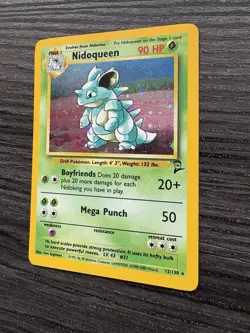 Pokemon Nidoqueen Holo Rare TCG Card 12/130 Base Set 2 - Image 3