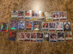 One Piece TCG 26 card Lot Sr and rares collection Binder - Image 1