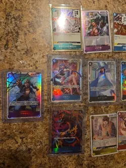 One Piece TCG 26 card Lot Sr and rares collection Binder - Image 2