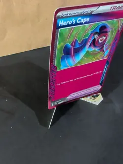 Pokemon TCG Hero's Cape 152/162 Temporal Forces Ace Spec Rare Holo Card - Image 3