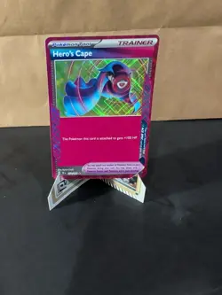 Pokemon TCG Hero's Cape 152/162 Temporal Forces Ace Spec Rare Holo Card - Image 4