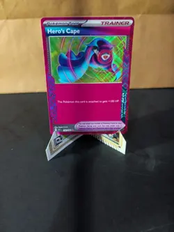 Pokemon TCG Hero's Cape 152/162 Temporal Forces Ace Spec Rare Holo Card - Image 5