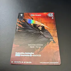 Grim Reaper 223/173 Hidden Rare MZ3 Secret Shadows 2025 Metazoo Dark Holo Card - Image 2