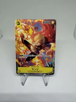 Japanese One Piece Sanji P-034 Promo Character Card Straw Hat NM - Image 1