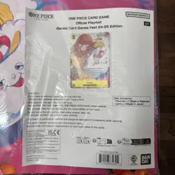 One Piece TCG Playmat Bandai Card Games Fest 24-25 Edition W/ Nami & Zeus Promo - Image 2