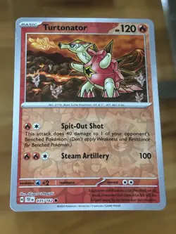 TURTONATOR 035/162 - Temporal Forces - Rev Holo Pokemon Card Buy 2 Get 1 Free - Image 1
