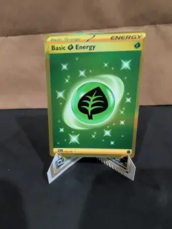 Basic Grass Energy 278/193 Sv02: Paldea Evolved Holo Pokemon Card NM - Image 4