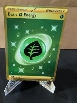 Basic Grass Energy 278/193 Sv02: Paldea Evolved Holo Pokemon Card NM - Image 5