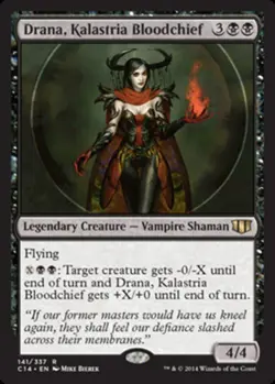 [4x] Drana, Kalastria Bloodchief Near Mint, English Commander 2014 MTG Magic - Image 1