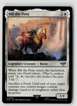 MTG Bill The Pony 003 Lord Of The Rings LOTR x4 NM Uncommon - Image 1