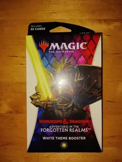 WotC: Magic the Gathering Forgotten Realms - WHITE THEME BOOSTER PACK - Image 1