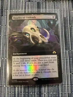 Ripples of Undeath (Extended Art) Modern Horizons 3 - FOIL - NM - UNPLAYEX - MTG - Image 1