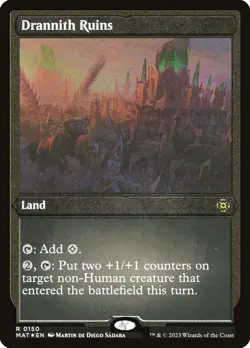 [MTG] Drannith Ruins (Foil Etched) (0150) (MAT) NM - Image 1