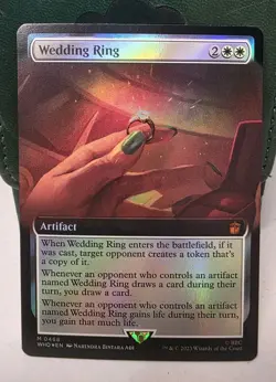 MTG Wedding Ring EXTENDED ART FOIL Universes Beyond: Doctor Who 468 NM - Image 1