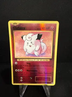 2016 Pokemon-Clefairy 63/108-XY Evolutions-Reverse Holo - Image 1