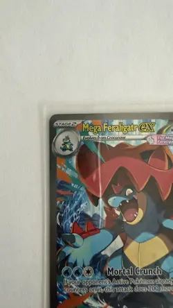 Pokemon TCG Mega Feraligatr EX 274/217 SIR English Ascended Heroes PACK FRESH NM - Image 2