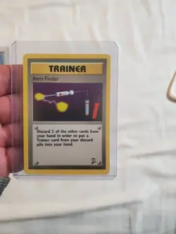 Item Finder - 103/130 - Base Set 2 - Pokemon - Rare LP w top loader - Image 1