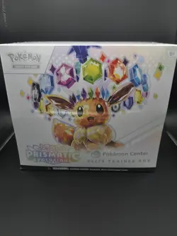 Prismatic Evolutions Pokemon Center Elite Trainer Box - Sealed - Image 1